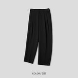 LMN Cool linen bendable pintuck slacks (4 colors)