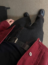 ASCLO セインステッチセルヴィッジデニムパンツ (2color)