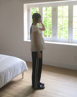 Kenshi Lowrise Nylon Track Wide Pants