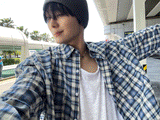 two-pocket checkered tartan shirt