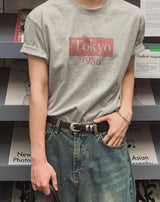 トーキョー プリント クロップ ショートスリーブ Tシャツ