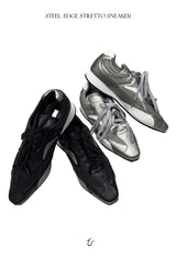 スチールエッジスティレットスニーカー (2color)