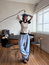 belted sweat pants 