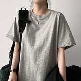 ローズベーシックプレインショートスリーブTシャツ