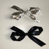 Metalic ribbon hair pin (2color)