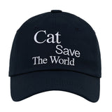 Cat Save The World ballcap (Navy)