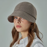 VA Curved Stud Link Bonnet Hat  / Cappuccino