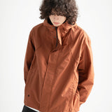 Nylon RIB Flash Line Jacket - BRICK
