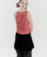 Dream Girl Sleeveless Tee Orange