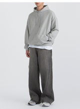 Authentic Relaxed Basic Hoodie Gray