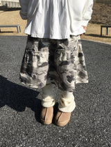 カモミリタリーカンカンフリルスカート (2c)