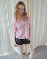 CANDY STRIPE 3/4 SLEEVE SHIRT