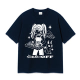 ピクセルシンセキッドオーバーフィットTシャツ (3color)