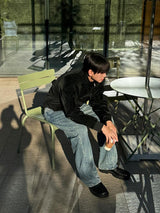 ASCLO Technical Track Leather Jacket (2color)