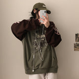 Gwyn Color Line Big Pocket Hoodie