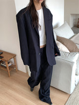 PAPERMOON PIN STRIPE BLAZER JACKET