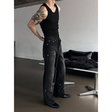 [MUSCLE FIT] ベーシックマッスルフィットスリーブレス(2color)