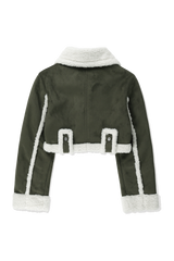 CROP MOUTON JACKET