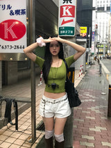 Downtown Low Rise Denim Shorts