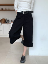 FRILL CAPRI PANTS (3C)