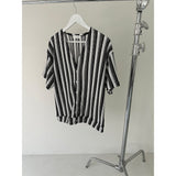 [S/S] エスニックストライプサマーカーディガン（２色）