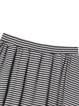 STRIPE FRILL MINI SKIRT (LIGHT PURPLE)