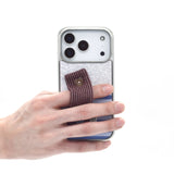 SUN CASE BUTTON PATCH BURGUNDY