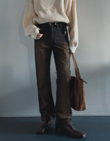 Nut Washed Bootcut Denim