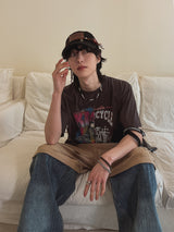 アクティブノイズプリント半袖 (3 color)