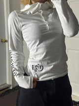 Chrome lettering hoodie