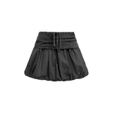 Puffy Drawstring Balloon Skirt