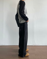 ダストバルーンデニムパンツ