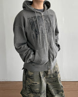 Tones Pigment Hood Zip-up