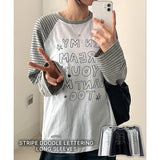 Tammy Stripe Nagrang long-sleeved T-shirt