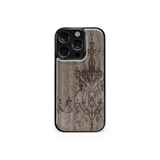 [MADE] lace khaki brown epoxy phone case