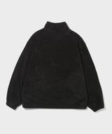 Fleece Button Anorak Deep CharCoal