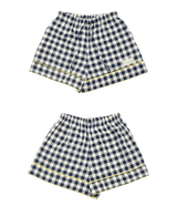 チェッキーパジャマセット / Navy