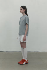 WITTY BUNNY ワッペンTシャツ [MELANGE GRAY]