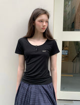 [ORIGINAL] Yupe Button Slim Short Sleeve T-Shirt