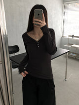 リブ付きバートンTシャツ (3 colors)