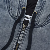 DENIM QUILTING JACKET [BLUE]