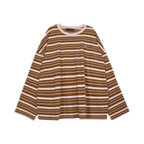 マルチストライプTシャツ (2 COLORS)