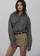 CLASSIC CHECK SHIRT _DARK NAVY