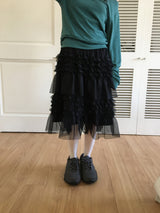 シーシフォンティアードスカート (2 Colors)