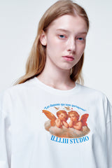 Loose fit Tshirts Twin angels