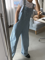 hickory denim overall