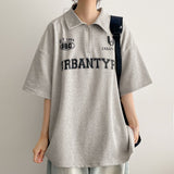 プッシー ショートジップアップカラー半袖Tシャツ (3 colors)