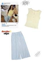 Lemon spandex cap zip-up sleeveless T-shirt