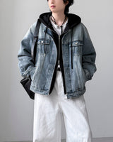 Mark Non Collar Denim Jacket