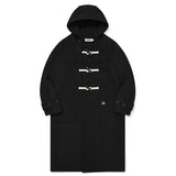チェリーフーディートグルロングコート [BLACK]